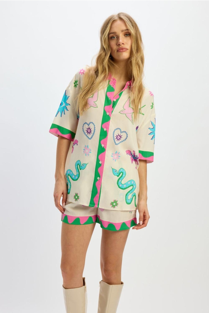 ALANA BLOUSE R2503933667 003 CREAMY WHITE